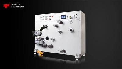 Aliminyòm Papye Papye Bobbin Rewinding Machine